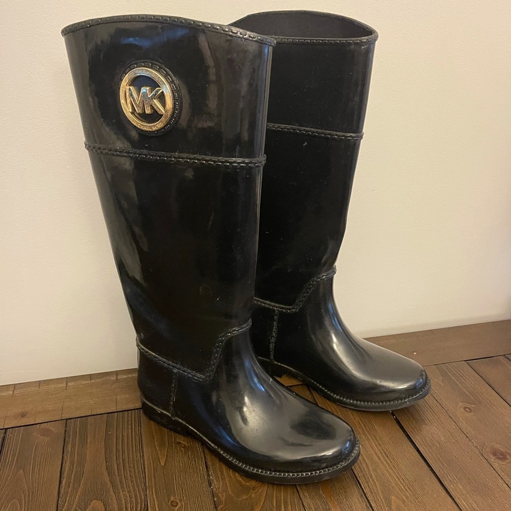 Michael Kors Black RainBoots